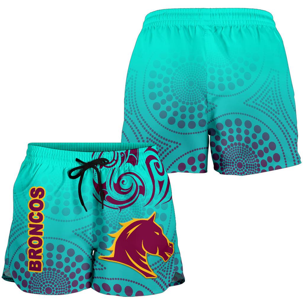 Brisbane Broncos Women Shorts Maori With Aboriginal - Vibe Hoodie
