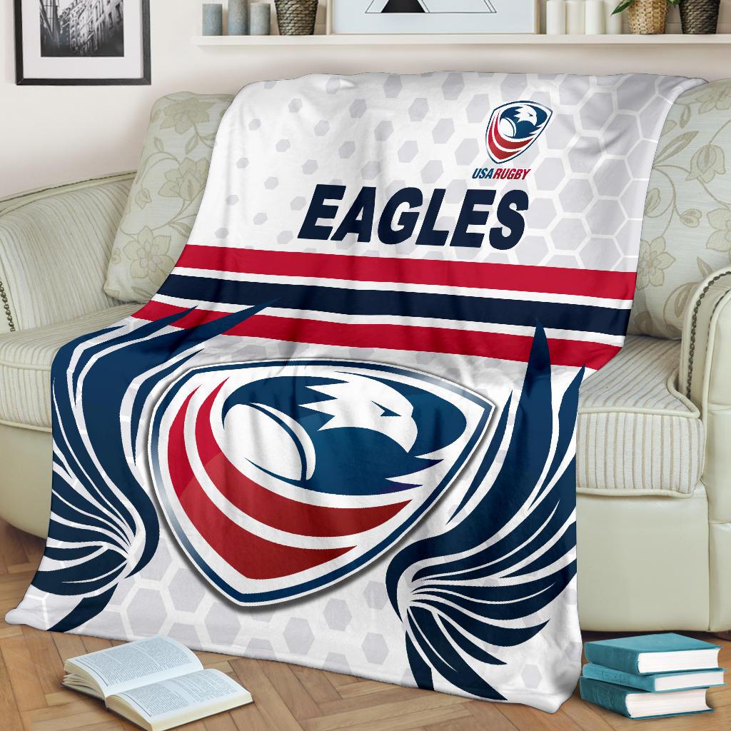 usa-rugby-premium-blanket-eagles-simple-style-white