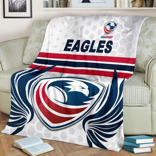 usa-rugby-premium-blanket-eagles-simple-style-white