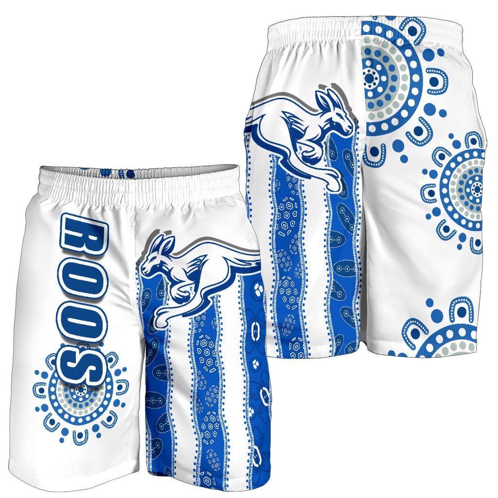combo-polo-shirt-and-men-short-melbourne-kangaroos-indigenous-north-roos-white