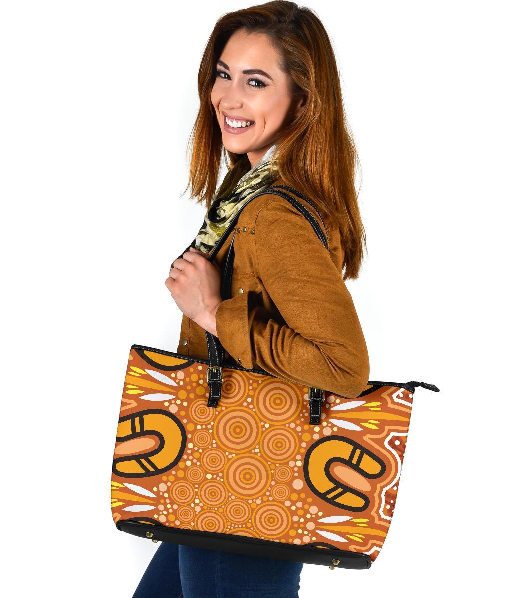 aboriginal-leather-tote-bag-indigenous-art-patterns-ver03