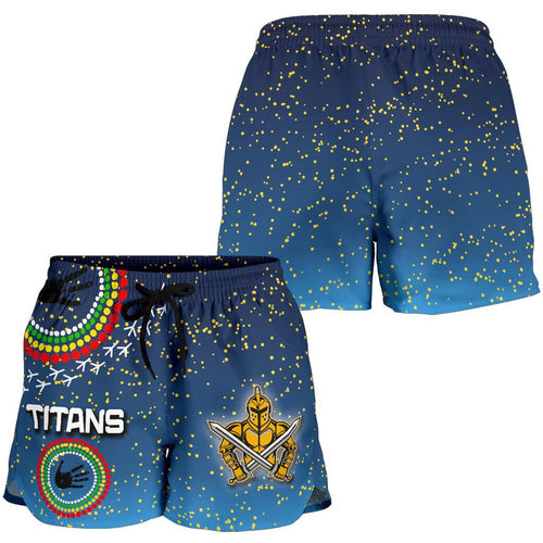 Naidoc Titans Women Shorts Gold Coast Aboriginal - Vibe Hoodie