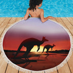 beach-blanket-kangaroo-blanket-sunset-ver07-59-x-59-inches