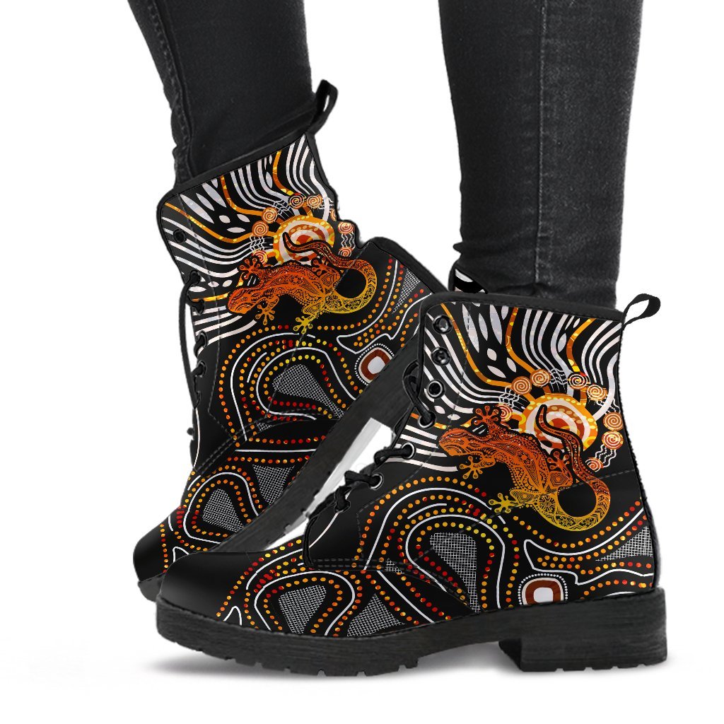aboriginal-leather-boots-lizard-sunshine
