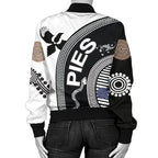 collingwood-women-bomber-jacket-pies-unique-indigenous