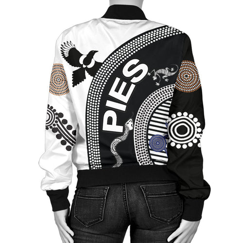 collingwood-women-bomber-jacket-pies-unique-indigenous