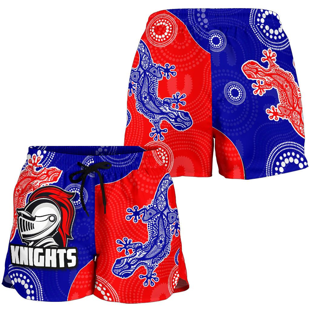 Newcastle Knights All Over Print Women's Shorts Aboriginal - Vibe Hoodie