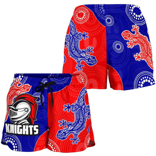 Newcastle Knights All Over Print Women's Shorts Aboriginal - Vibe Hoodie