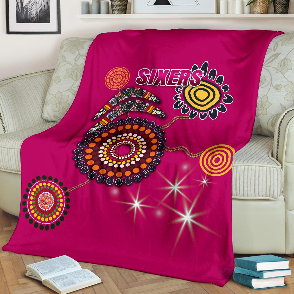 sydney-premium-blanket-sixers-indigenous-magenta