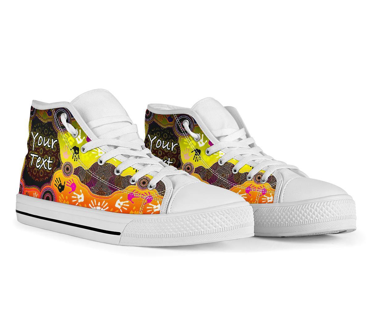 custom-aboriginal-high-top-shoe-indigenous-circle-dot-painting-hand-art-bn18