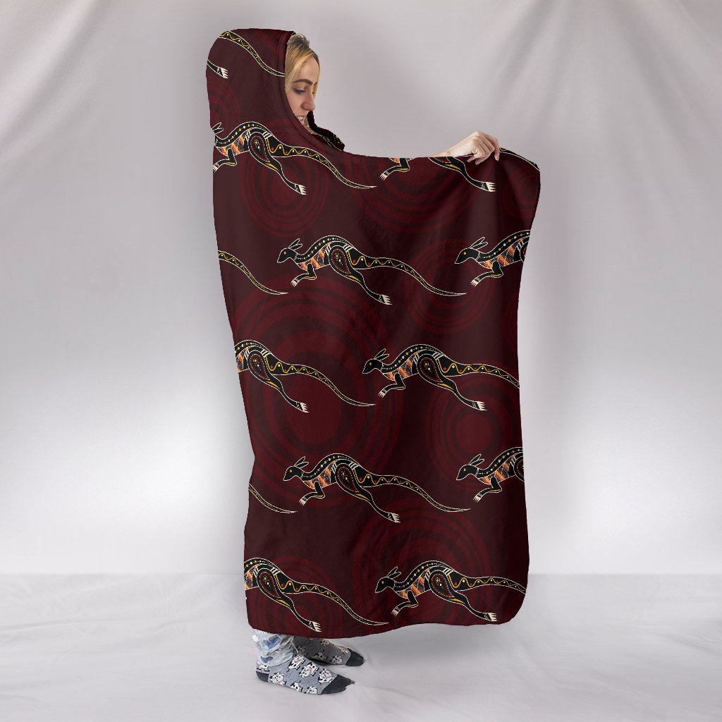 aboriginal-hooded-blanket-kangaroo-patterns