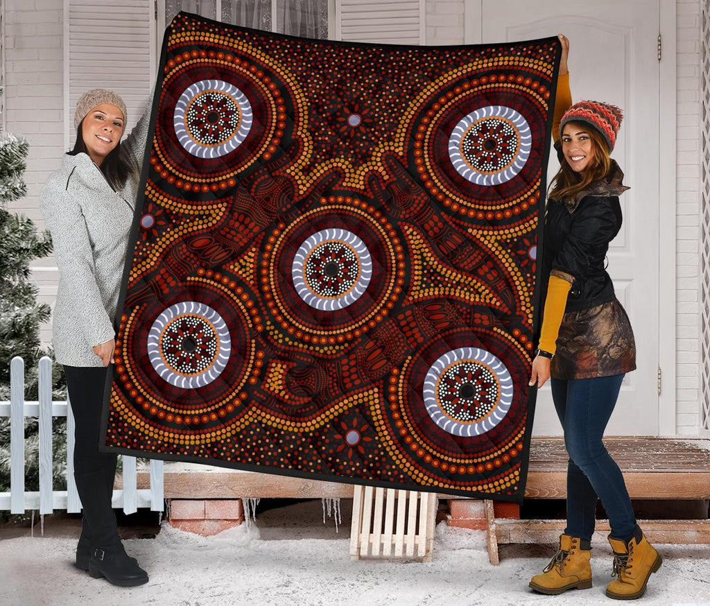 aboriginal-premium-quilt-aboriginal-human-dot-painting-art