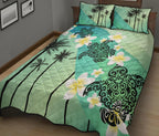 turtle-plumeria-quilt-bed-set