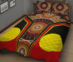 quilt-bed-set-aboriginal-with-dot-painting-art
