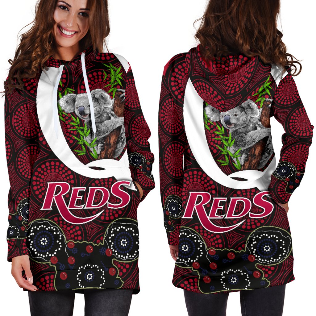 queensland-women-hoodie-dress-reds-rugby-koala