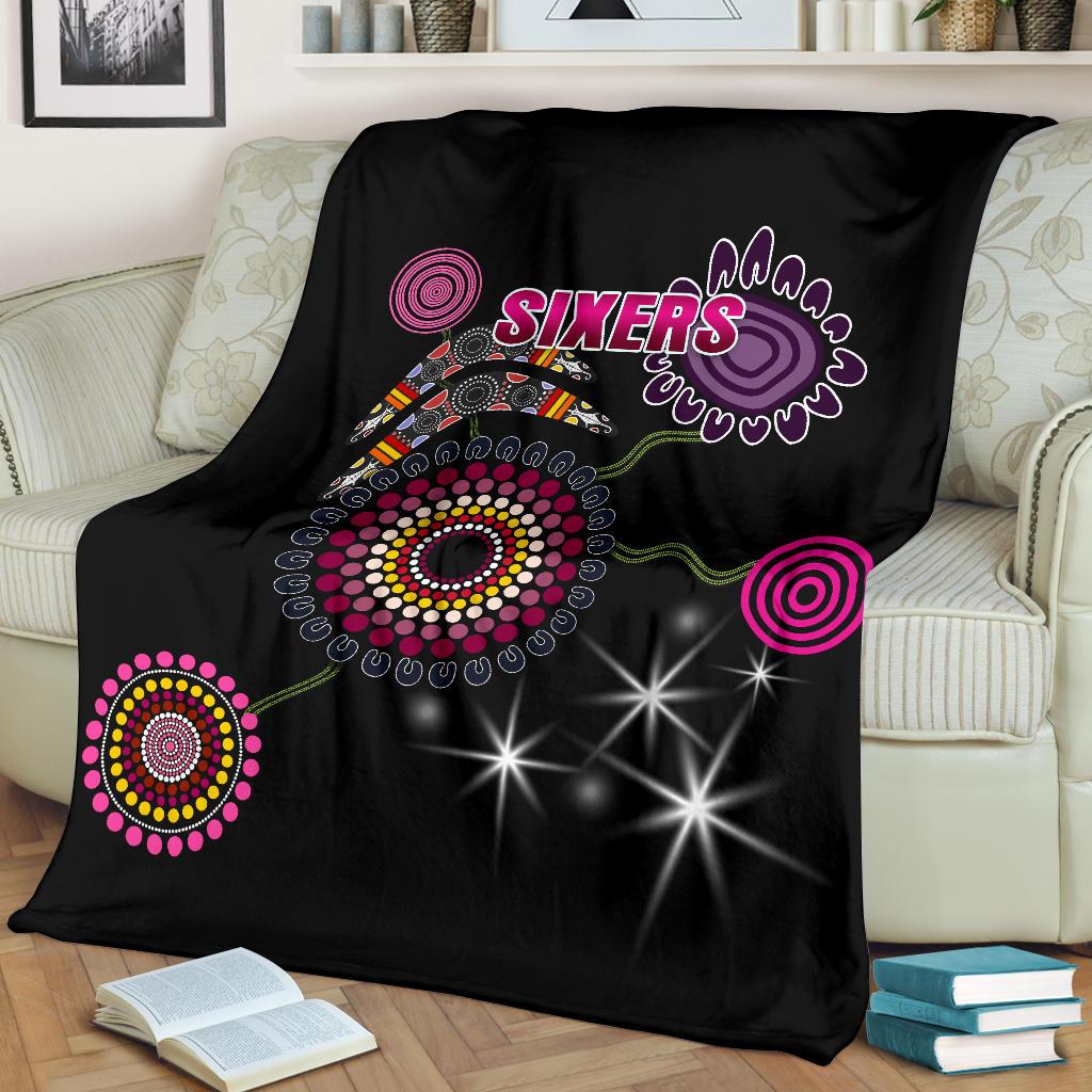 sydney-premium-blanket-sixers-indigenous-black
