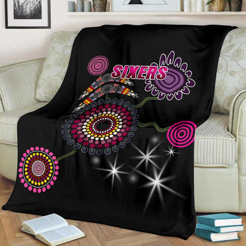 sydney-premium-blanket-sixers-indigenous-black