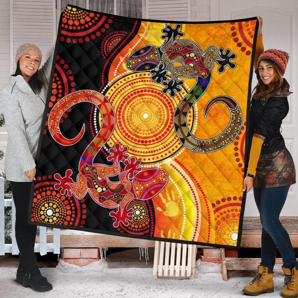 aboriginal-premium-quilt-couple-aboriginal-lizards
