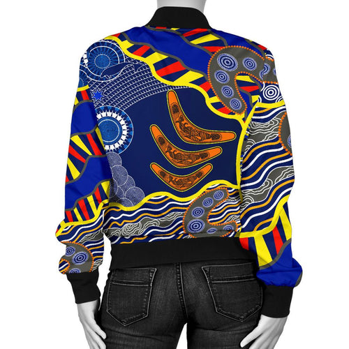 aboriginal-womens-bomber-jacket-australian-boomerang-dot-painting-art