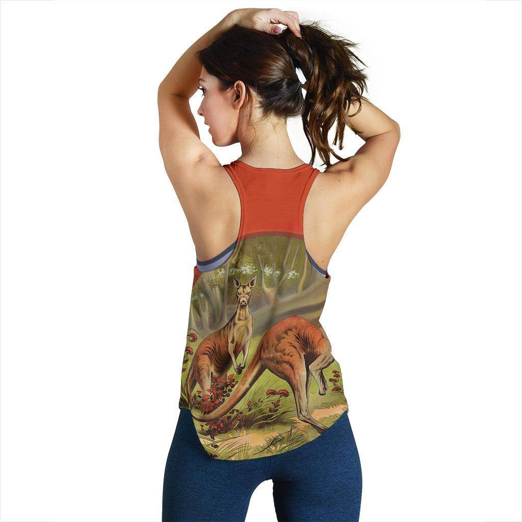 Racerback Tank - Koala Top Tank Landscape Art - Women - Vibe Hoodie