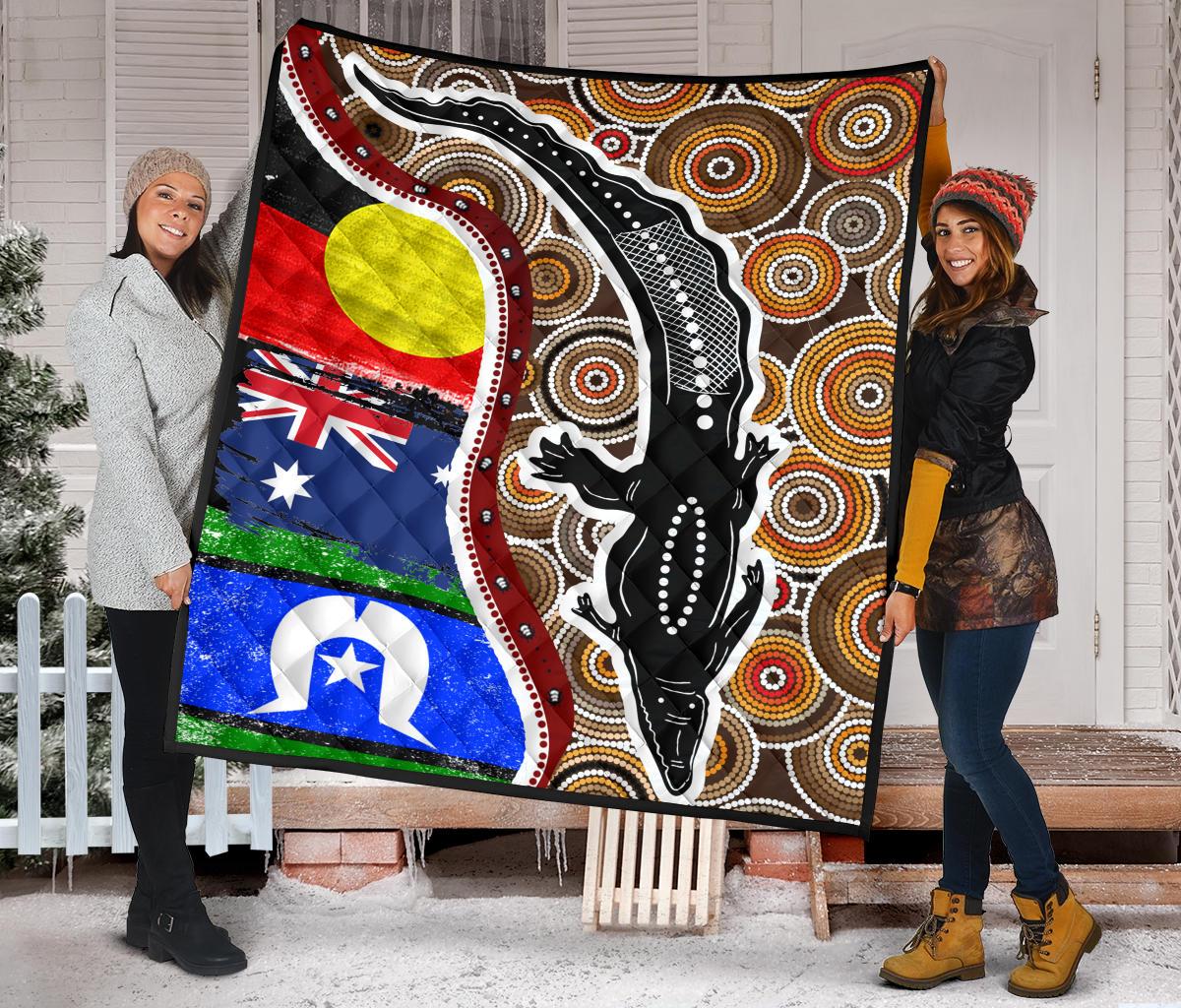 1saustralia-premium-quilt-australian-aboriginal-crocodile-with-naidoc-flags