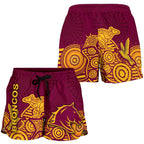 Brisbane Women Shorts Broncos Indigenous - Vibe Hoodie