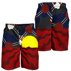 aboriginal-mens-shorts-aboriginal-lives-matter-flag-sun-dot-painting