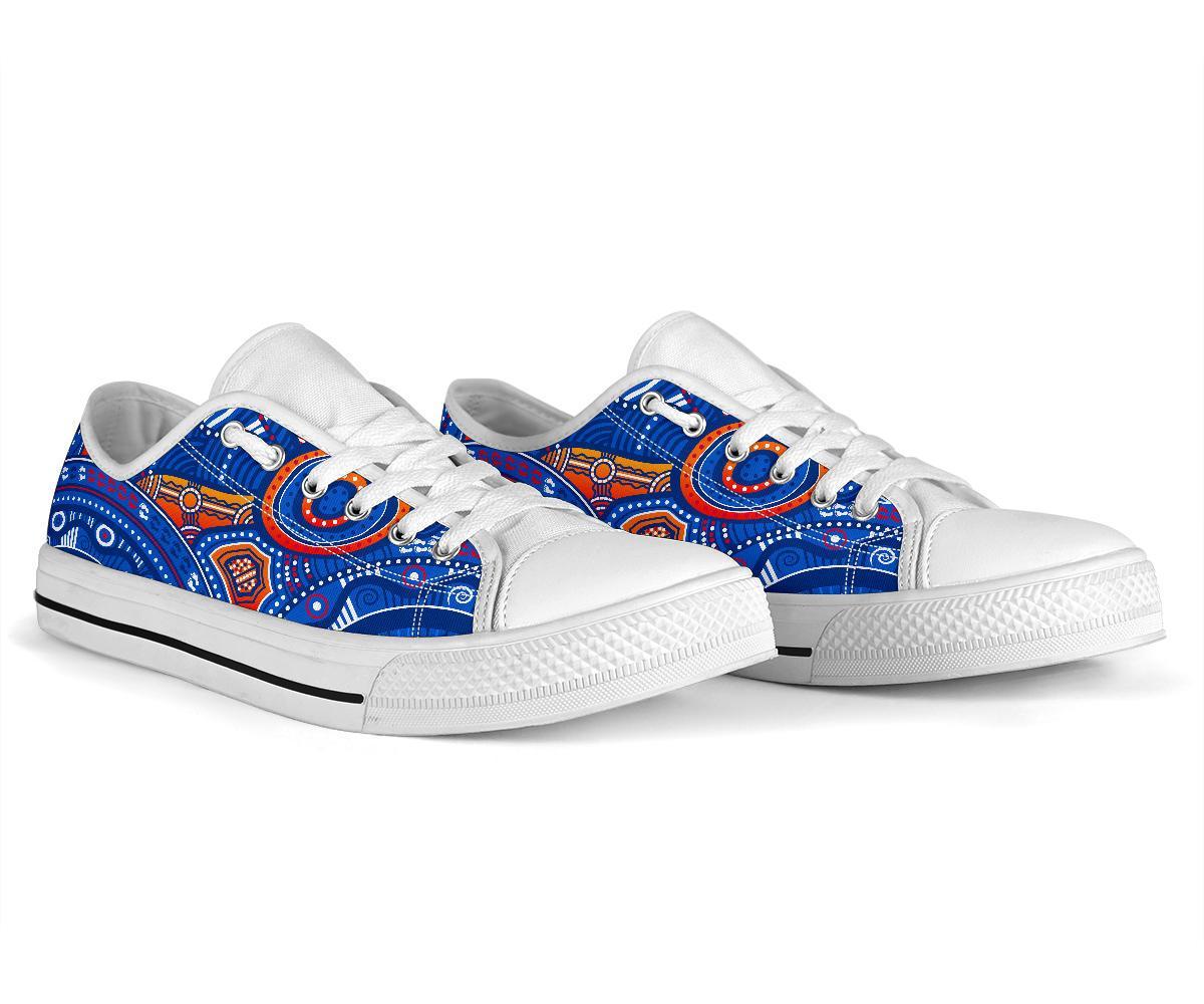 aboriginal-low-top-shoe-indigenous-footprint-patterns-blue-color