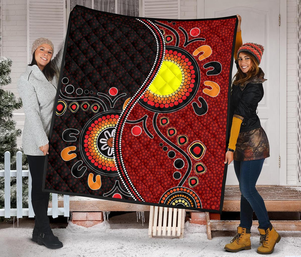 aboriginal-premium-quilt-australia-flag-dot-painting-art