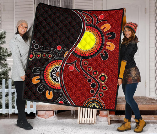 aboriginal-premium-quilt-australia-flag-dot-painting-art