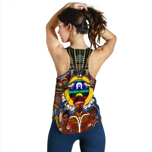 The Land Owns Us Women's Racerback Tank - Vibe Hoodie