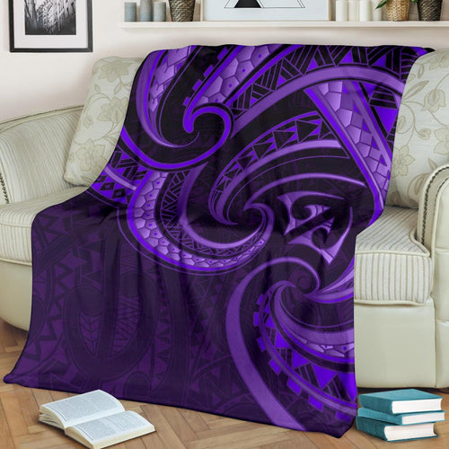 new-zealand-maori-mangopare-premium-blanket-polynesian-purple