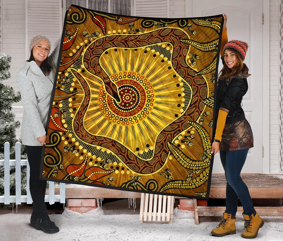 1saustralia-premium-quilt-australian-aboriginal-snake-rainbow-serpent