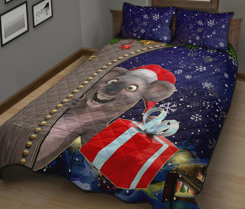 christmas-quilt-bed-set-fun-koala-christmas