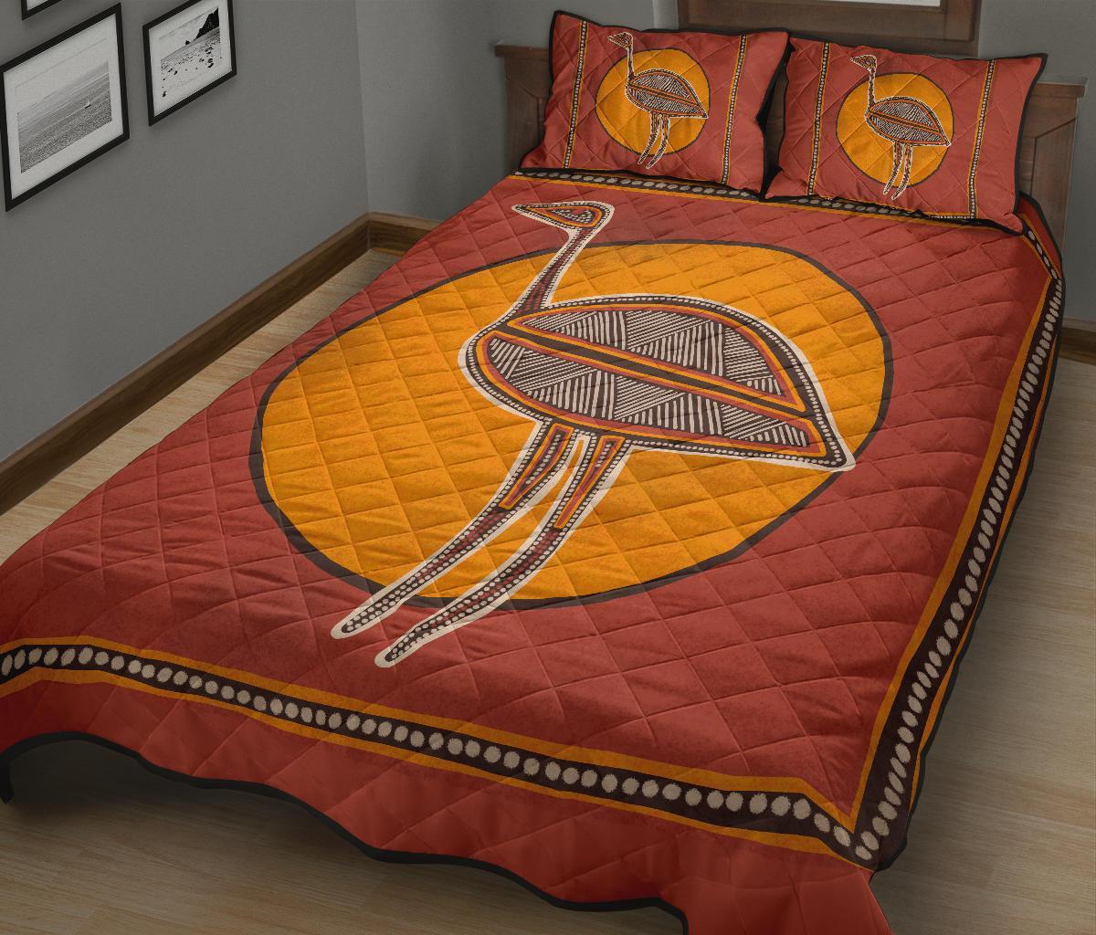 aboriginal-quilt-bed-set-indigenous-emu
