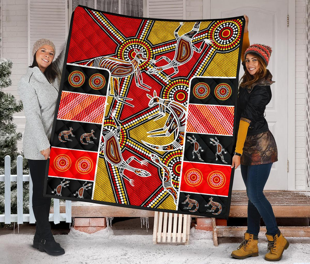 aboriginal-premium-quilt-kangaroo-dot-painting-patterns