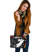 rabbitohs-small-leather-tote-indigenous-mystery-vibes