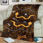 aboriginal-premium-blanket-indigenous-snake-hand-brown-color