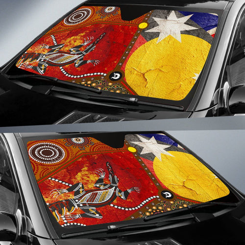 auto-sun-shades-aboriginal-dot-painting-flags-crocodile