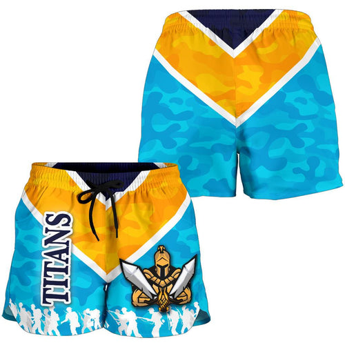 Gold Coast Women Shorts Titans Gladiator Anzac Vibes - Vibe Hoodie