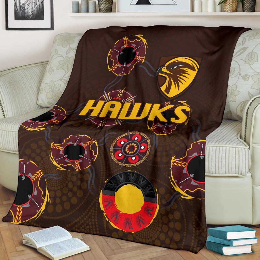 hawthorn-premium-blanket-hawks-indigenous-brown