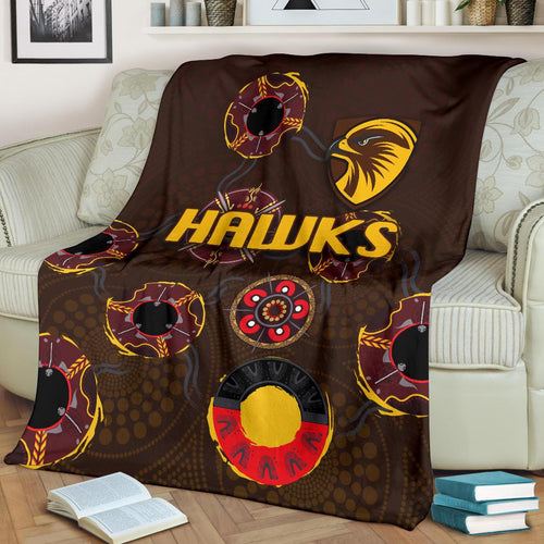hawthorn-premium-blanket-hawks-indigenous-brown