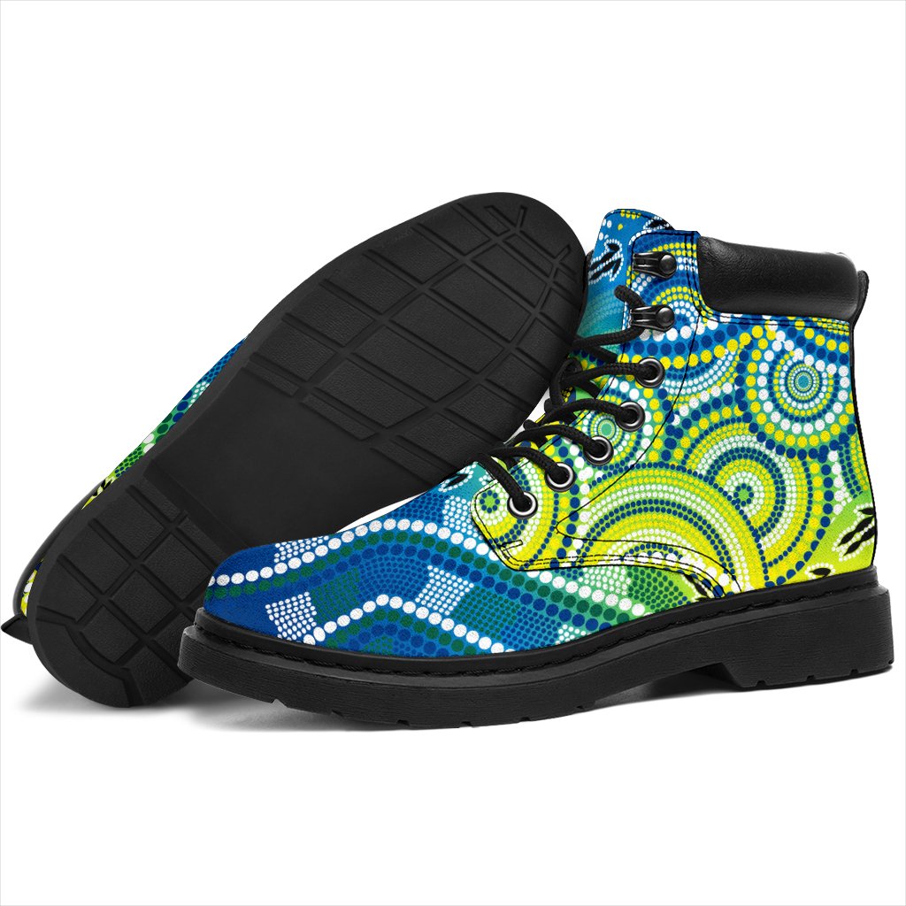 aboriginal-all-season-boots-dot-painting-indigenous-circle-patterns-ver-02