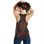 Racerback Tank - Aboriginal Dot Painting Tank Top Ver02 - Women - Vibe Hoodie