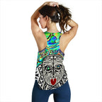 Integrity Maori Ta Moko Women Racerback Tank Kiwi and Paua - Vibe Hoodie