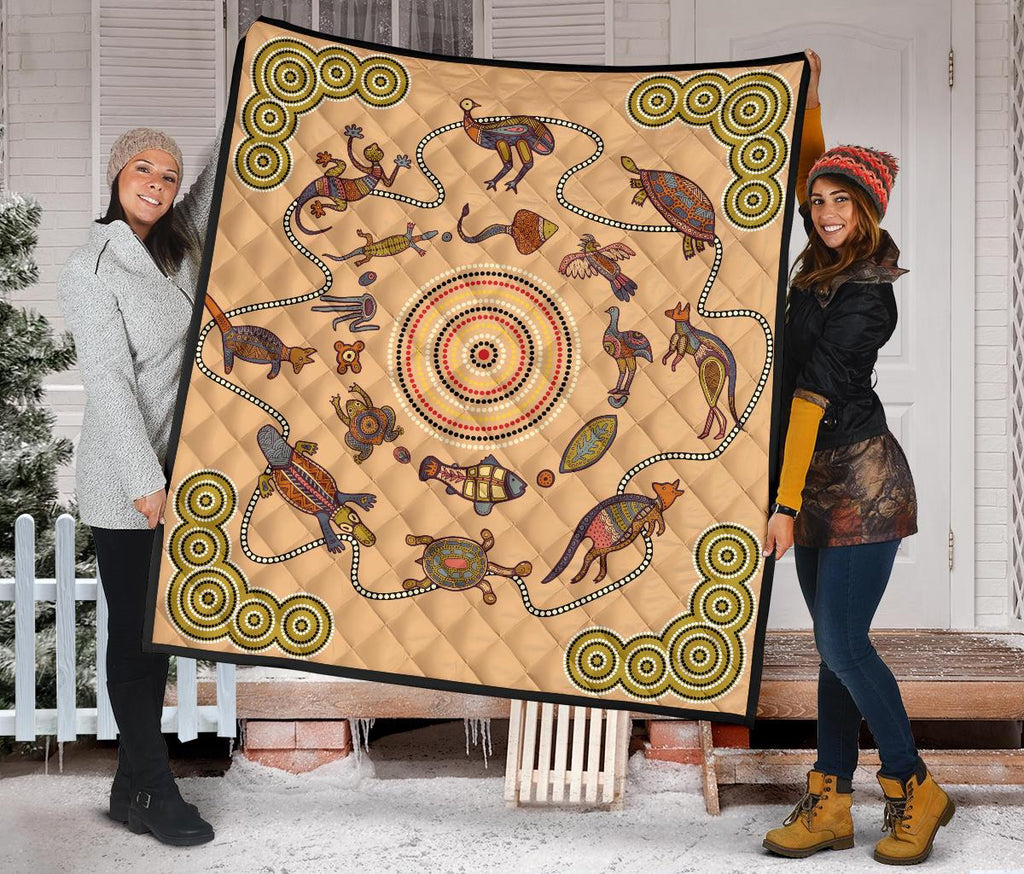 premium-quilts-australian-animals-coverlets-aboriginal-patterns