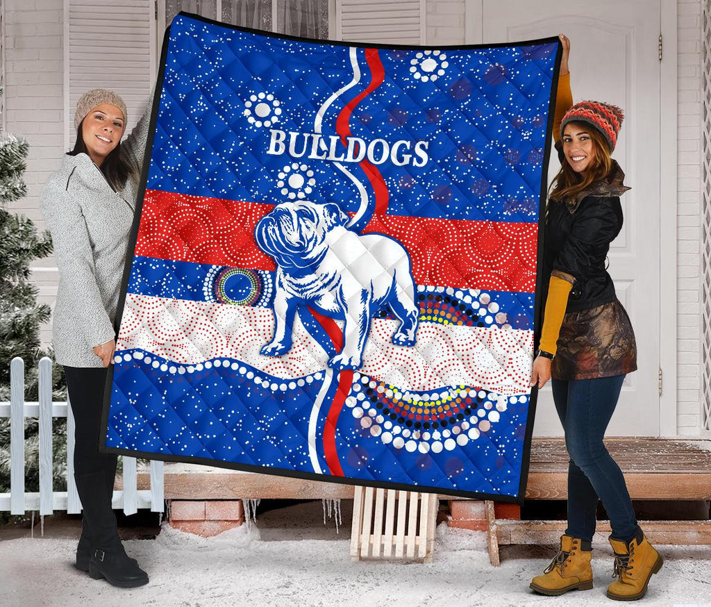 western-premium-quilt-bulldogs-unique-indigenous