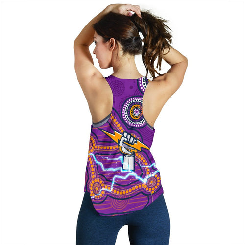 Storm Women Racerback Tank Melbourne Indigenous Thunder - Vibe Hoodie