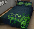 quilt-bed-set-nz-silver-fern-green