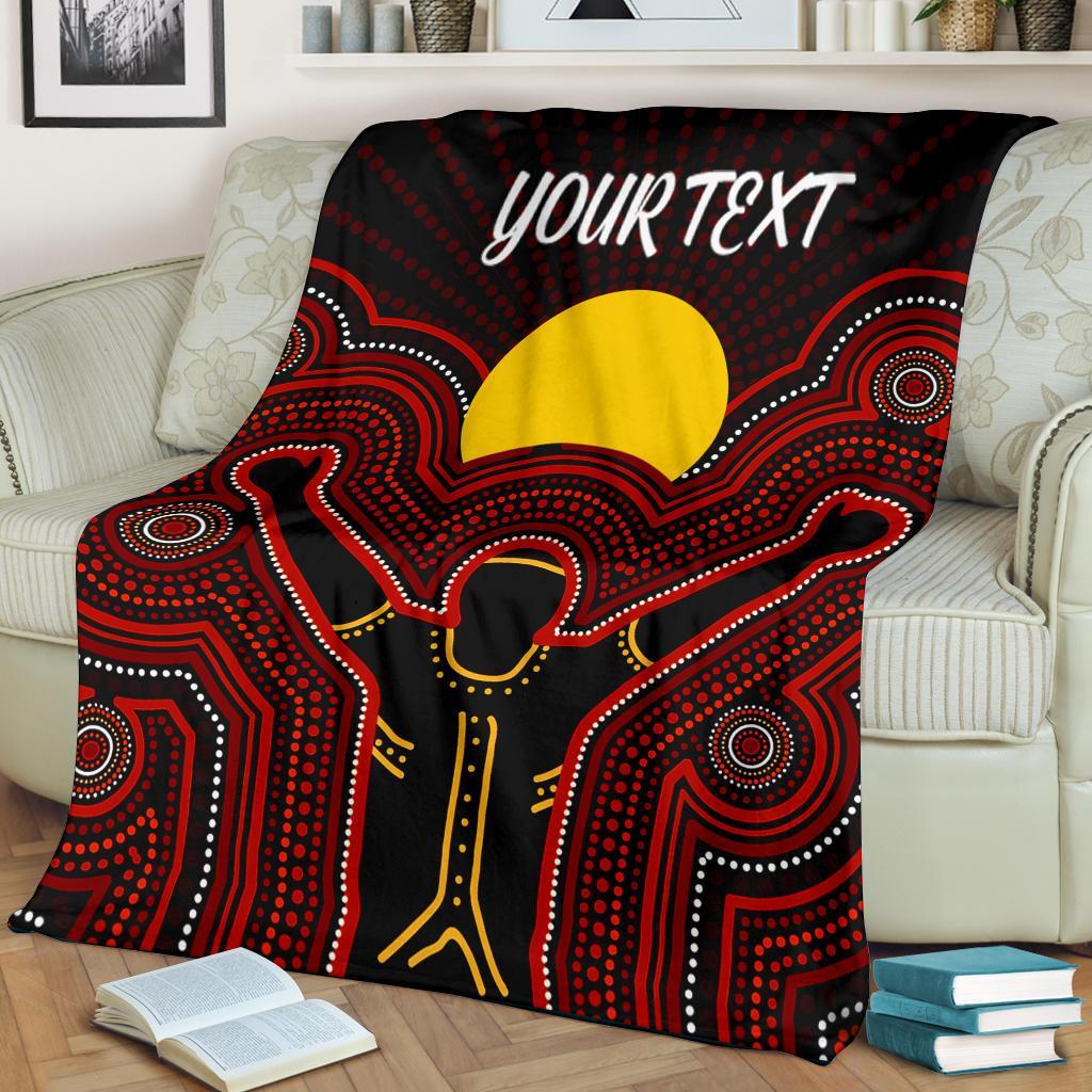 aboriginal-personalised-premium-blanket-the-sun-always-shines